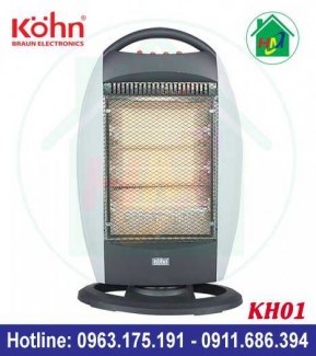 Đèn Sưởi Điện Halogen 3 Bóng Braun Kohn Kh01