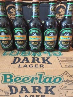 Bia Lào Đen 330ml, 24 Chai 6,5% Cồn.