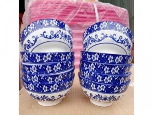 Bộ 10 chén sứ cổ Bát Tràng - mua 2 bộ MIỄN PHÍ SHIP ĐN