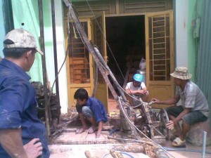 Khoan Giếng Tiền Giang, Bến Tre, Long An độ sâu từ 10 - 500 mét