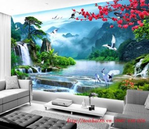 Tranh gạch men, tranh ốp tường trang trí siêu bền đẹp HP7211