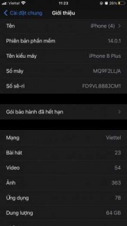 Iphone 8plus 64gb zin