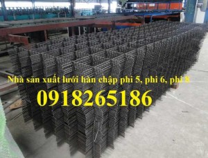 Lưới thép hàn phi 8 ô 100x100, 150x150, 200x200, Lưới thoát sàn phi 8, phi 10