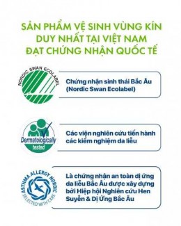 Dung dịch vệ sinh phụ nữ ABENA từ Đan Mạch 200ml