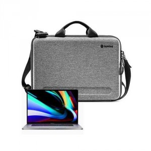 Túi Đeo Chéo Chống Va Đập Tomtoc (USA) Eva For Macbook Pro 15″/Macbook 16″ Gray (A25-E01G) - MSN181647