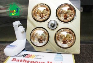 Đèn Sưởi 4 Bóng Treo Tường Nhà Tắm K4B-G
