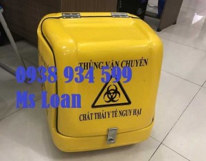 Thùng vận chuyển chất thải nguy hại y tế, thùng chở chất thải lây nhiễm