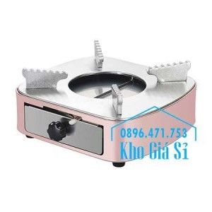 Bán bếp cồn inox cao cấp màu hồng có ngăn kéo đựng cồn - Bếp cồn khô màu hồng cho nhà hàng khách sạn