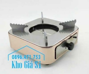 Cửa hàng bán bếp cồn inox cao cấp hình vuông màu hồng - Bếp cồn xịn, bếp cồn đẹp cho nhà hàng, quán ăn cao cấp