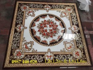 Gạch thảm chiếu nghỉ trang trí sảnh vuông