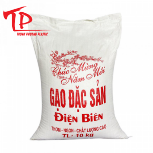 Bao bì nhựa đựng gạo có in