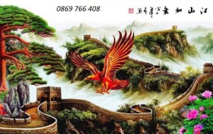 Gạch tranh-tranh gạch men tranh đại bàng