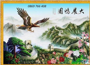 Gạch tranh-tranh gạch men tranh đại bàng