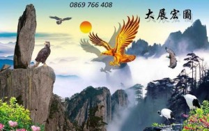 Gạch tranh-tranh gạch men tranh đại bàng