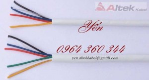 Cáp tín hiệu báo cháy, cáp tín hiệu chống nhiễu 2c x 0.22mm