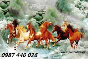 Tranh gạch men mã đáo thành công ốp tường