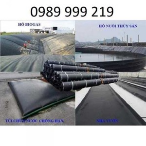 Bạt Nhựa Hdpe 0.5mm khổ 4x50m Làm Bioga Ứng Dụng Trong Chăn Nuôi Chống Thấm Cho Các Ao Nuôi Trồng Thủy Sản Trên Cát