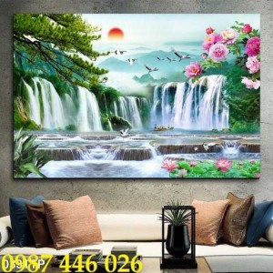 Tranh gạch men phong cảnh thiên nhiên ốp tường HP832