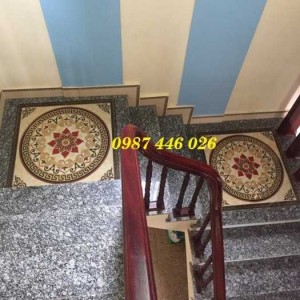 Gạch cầu thang, chiếu nghỉ hoa văn trang trí