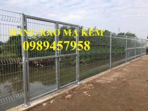 Nhận Gia công Hàng rào mạ kẽm sơn tĩnh điện phi 5, Lưới hàng rào nhà xưởng, Hàng rào nhà xe