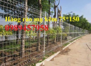 Nhận Gia công Hàng rào mạ kẽm sơn tĩnh điện phi 5, Lưới hàng rào nhà xưởng, Hàng rào nhà xe