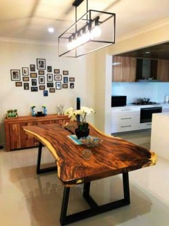 Mặt Bàn Ăn Gỗ Nguyên Tấm