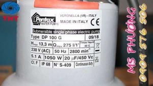 Bán máy bơm chìm nước thải Pentax dòng DP giá cạnh tranh
