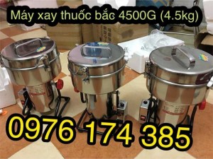 Máy xay thuốc bắc, nghiền bột 4.5kg sản lượng/1 mẻ xay