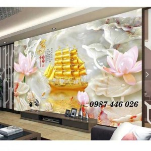 Tranh gạch men trang trí tường 3d đẹp Hp5229