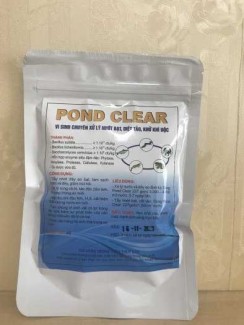 Men vi sinh trị nhớt bạt, diệt tảo và giảm khí độc pond clear