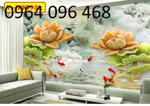 Tranh 3d phòng khách - gạch tranh sứ ngọc - MN87