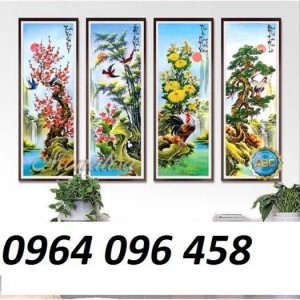 Gạch tranh 3d tứ quý - VNB65