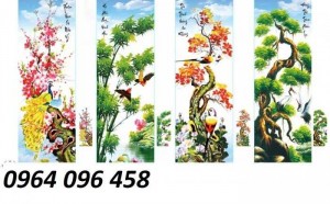 Gạch tranh 3d tứ quý - VNB65