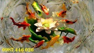 Tranh gạch 3d, tranh ốp tường 4d, tranh gạch 5d