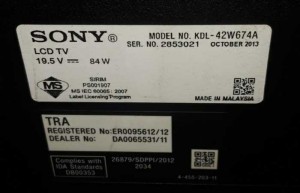 Bá tivi smart 43 inh sony model 42w674