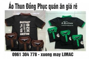 Áo Thun Đồng Phục Quán Ăn Giá Chỉ 65K
