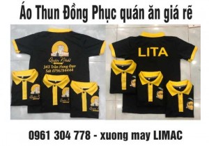 Áo Thun Đồng Phục Quán Ăn Giá Chỉ 65K