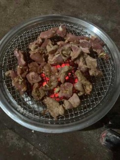 Bếp nướng than hoa âm bàn DK01 được làm hoàn toàn bằng inox cao cấp