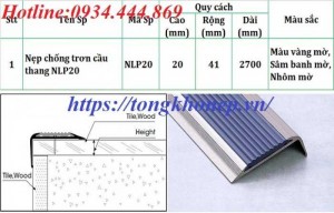 Phân phối nẹp chống trơn cầu thang tại Hải Phòng, Hải Dương, Quảng Ninh