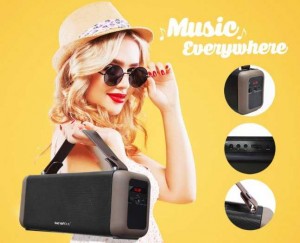 Loa bluetooth Soundmax SB-206 có quai xách di động chính hãng