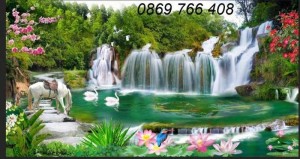 Tranh gạch 3D sơn thủy hữu tình