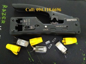 Đầu Bấm Hạt Mạng Cat6a Stp Có Đuôi, Đầu Nối Stp Cat6a Cho Cáp 22-23 Awg