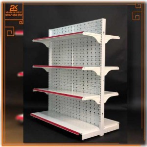 Kệ Tole Lỗ giữa nhà (2 mặt)-Dài 120 x Rộng 70 x Cao 150 x 4 tầng