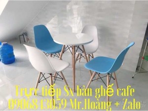 Ghế nhựa chân gỗ giá xưởng - Nội Thất Nguyễn Hoàng