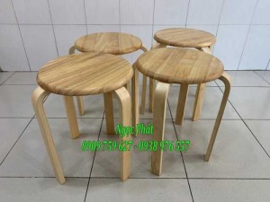 Ghế đôn gỗ - Ghế đẩu - Ghế gỗ Ngọc Phát