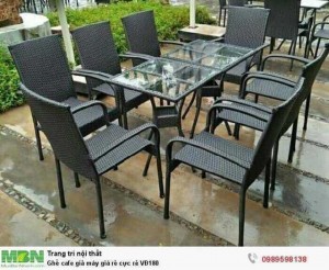 Ghế cafe giả mây giá rẻ cực rẻ VĐ180