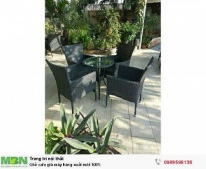 Ghế cafe giả mây hàng xuất mới 100%