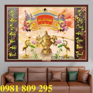 Đức lưu quang - gạch tranh 3d ốp phòng thờ