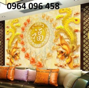 Tranh rồng 3d - gạch tranh rồng 3d - CBT65
