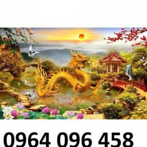 Tranh rồng 3d - gạch tranh rồng 3d - CBT65